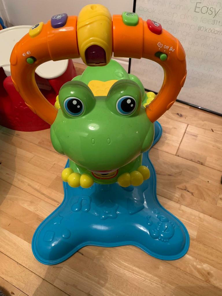vtech baby bounce & discover frog
